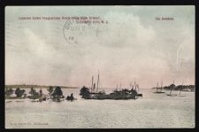 Looking down Pasquotank River from Main Street, Elizabeth City, N.C.