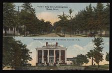 View of King Street, looking from Queen Street ; "Sarahurst," home of D.J. Edwards (i.e., D.T. Edwards), Kinston, N.C.