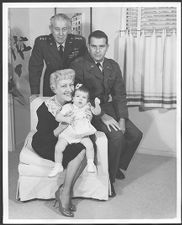 Photograph of Frank Armstrong and family