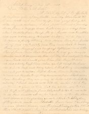 Letter from Dinson A. Caldwell to Robert C. Caldwell