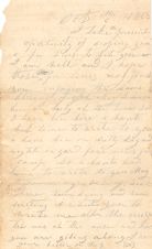 Letter from Robert C. Caldwell to Mag Caldwell, October 6th, 1863