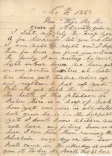 Letter from Robert C. Caldwell to Mag Caldwell, October 30th, 1863