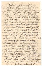 Letter from Robert C. Caldwell to Mag Caldwell, March 12th, 1864