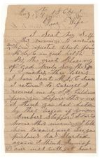 Letter from Robert C. Caldwell to Mag Caldwell, May 4th, 1864