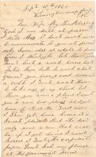 Letter from Robert C. Caldwell to Mag Caldwell, September 10th, 1864