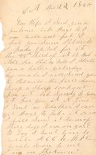 Letter from Robert C. Caldwell to Mag Caldwell, October 22nd, 1864