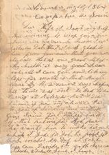 Letter from Robert C. Caldwell to Mag Caldwell, November 10th, 1864