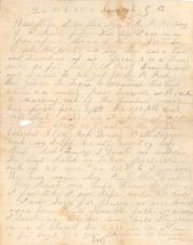 Letter from Robert C. Caldwell to Mag Caldwell, December 8th, 1864