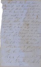 Letter from Robert C. Caldwell to Mag Caldwell