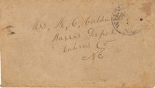 Envelope addressed to Mrs. Robert C. Caldwell