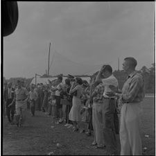 People at Kennedy rally