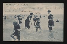 Surf bathing scene, Beaufort, N.C.