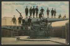 Twelve inch rifle, Fort Caswell, near Wilmington, N.C.