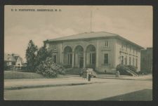 United States Post Office, Greenville, N.C., postcard