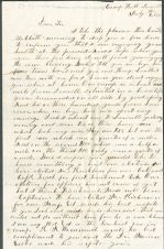 Letter from B.L. Farabee to A.C. Wharton Jr.