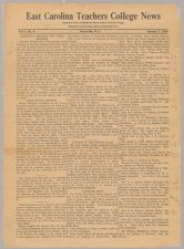 East Carolina Teachers College News, Vol. 1, No. 6, January 7, 1924