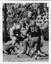 East Carolina College football players on field