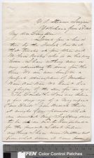 Letters to Johnston Blakeley Creighton from Samuel P. Carter and Earl English