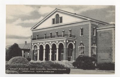 Wright Building, East Carolina Teachers College, Greenville, N.C.