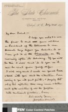Letter from Josephus Daniels to Elias Carr