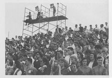 First televised football game at College Stadium 