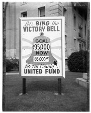 United Fund sign