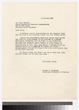 Letter to Bert Bennett from  Joseph Steelman, October 6, 1960