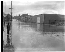 Flooded street