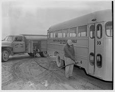 Refilling school buses