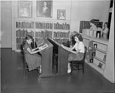 Reading in Sheppard Memorial Library