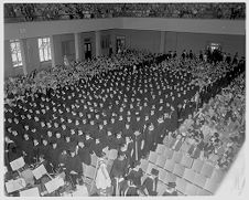 East Carolina College commencement 