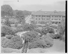 Aerial view of commencement