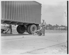 Highway Patrol weighing station 