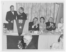 Actor Preston Foster and United States Coast Guard Auxiliary members