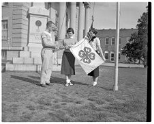 4-H flag raising