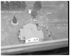 Aerial view of house