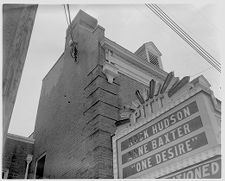 Pitt theater marquee