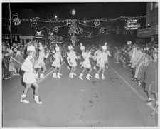 Majorettes in parade