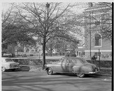 Sidewalk of Sheppard Memorial Library 