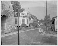 Sign at Bonners Lane and Atlantic Avenue 