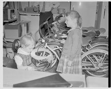 Girls with bikes