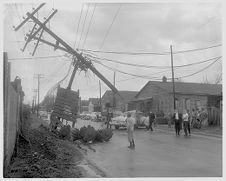 Car crashed into pole 