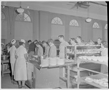 East Carolina College cafeteria 