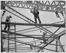 Tar River bridge being built