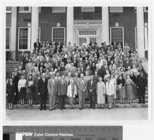 Faculty and staff at East Carolina College