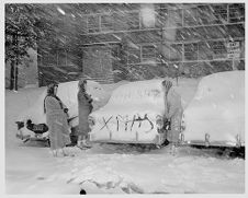 Snow at East Carolina College 