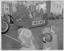 Christmas parade float