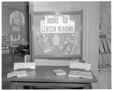 Lenten reading display 