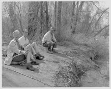 Sitting by river