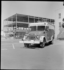 Rescue squad truck